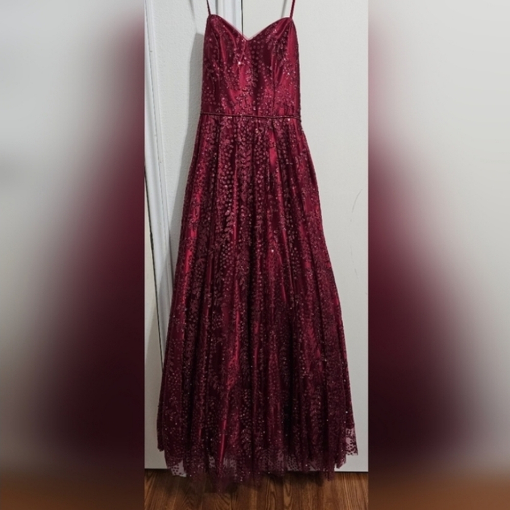 Burgundy Dress